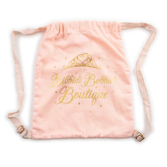 DISNEY Bibbidi Bobbidi Boutique pink lightweight Drawstring Backpack - Picture 1 of 9